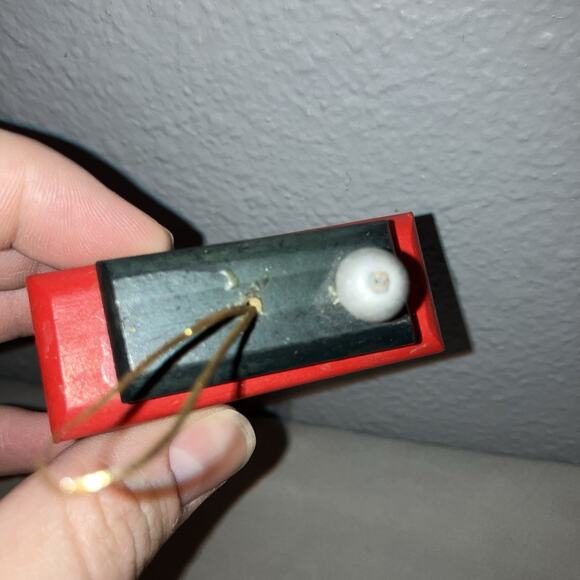 Christmas Ornament San Francisco Cable Trolley Car VTG Wood Powell Market Street - Picture 6 of 6